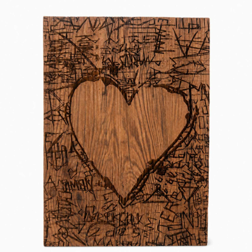 Bild Holzbild Herz